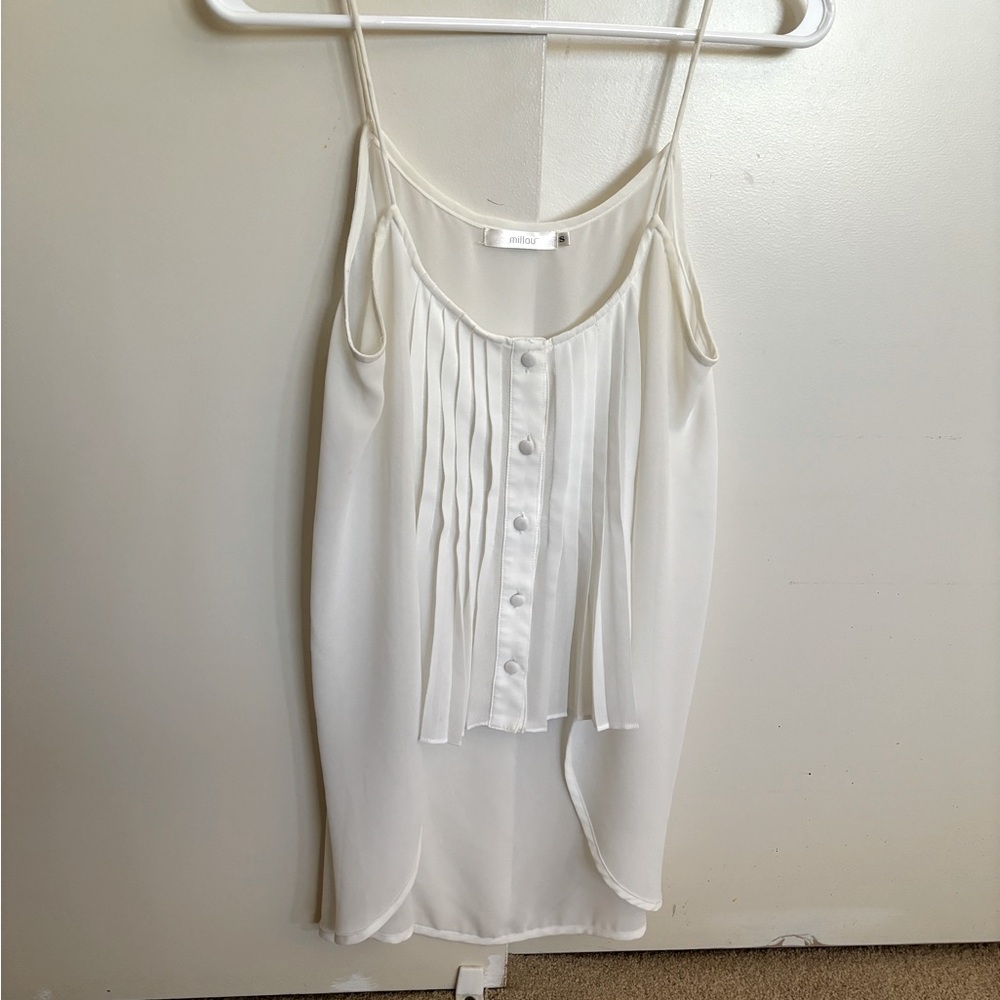Millau (LF) Ivory Sheer Top
